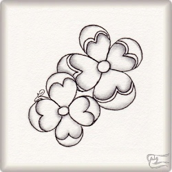 Muster Krul von Maria Vennekens CZT, ein Muster geeignet für Zentangle® and Zentangle® inspired art, präsentiert in der Musterquelle