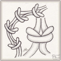 Muster Llano 2 von Isabel Wallis, ein Muster geeignet für Zentangle® and Zentangle® inspired art, präsentiert in der Musterquelle