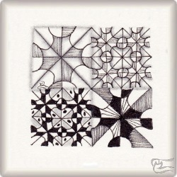 Muster Lug von Lam Kwong Khiam CZT, ein Muster geeignet für Zentangle® and Zentangle® inspired art, präsentiert in der Musterquelle