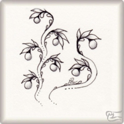 Muster Manaka von Alena Light, ein Muster geeignet für Zentangle® and Zentangle® inspired art, präsentiert in der Musterquelle