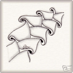 Muster Mapare von Reyes Galindo CZT, ein Muster geeignet für Zentangle® and Zentangle® inspired art, präsentiert in der Musterquelle