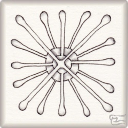 Muster Murfi von Katharina Königsbauer CZT, ein Muster geeignet für Zentangle® and Zentangle® inspired art, präsentiert in der Musterquelle