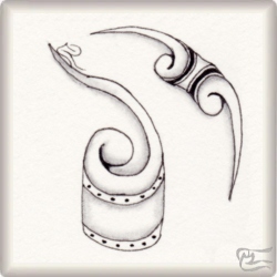 Muster Myfore von Stefanie van Leeuwen CZT, ein Muster geeignet für Zentangle® and Zentangle® inspired art, präsentiert in der Musterquelle