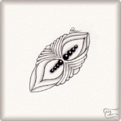 Muster Naidiz von Anouck Roussarie CZT, ein Muster geeignet für Zentangle® and Zentangle® inspired art, präsentiert in der Musterquelle