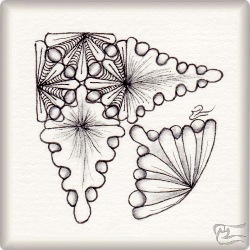 Muster Naroco von Alicia Sanz CZT, ein Muster geeignet für Zentangle® and Zentangle® inspired art, präsentiert in der Musterquelle