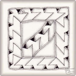 Muster Nolpe von Valentina Thor CZT, ein Muster geeignet für Zentangle® and Zentangle® inspired art, präsentiert in der Musterquelle