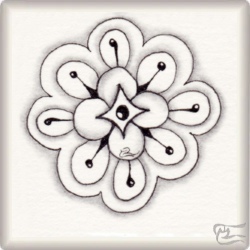 Muster Otropo von Carmen Varela Trigo CZT, ein Muster geeignet für Zentangle® and Zentangle® inspired art, präsentiert in der Musterquelle