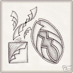 Muster Padri von Charo Torres Perez , ein Muster geeignet für Zentangle® and Zentangle® inspired art, präsentiert in der Musterquelle