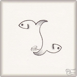Muster Pisciz von Paloma Herranz, ein Muster geeignet für Zentangle® and Zentangle® inspired art, präsentiert in der Musterquelle