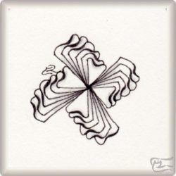 Muster PNEa von Barbara Duel-Johnson CZT, ein Muster geeignet für Zentangle® and Zentangle® inspired art, präsentiert in der Musterquelle
