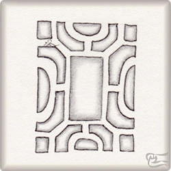Muster Qurtuba von Paloma Herranz, ein Muster geeignet für Zentangle® and Zentangle® inspired art, präsentiert in der Musterquelle