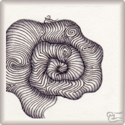 Muster Respira von Belén Vilchez Romàn CZT, ein Muster geeignet für Zentangle® and Zentangle® inspired art, präsentiert in der Musterquelle