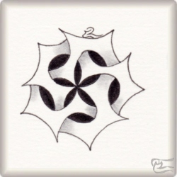 Muster Runy von Gabriela Geyer CZT, ein Muster geeignet für Zentangle® and Zentangle® inspired art, präsentiert in der Musterquelle