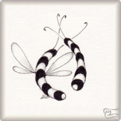Muster Rupzz von Carla Jooren CZT, ein Muster geeignet für Zentangle® and Zentangle® inspired art, präsentiert in der Musterquelle