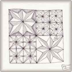 Muster Sas von Maria José Torrado CZT, ein Muster geeignet für Zentangle® and Zentangle® inspired art, präsentiert in der Musterquelle