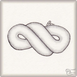 Muster Schlingel von Gabriela Geyer CZT, ein Muster geeignet für Zentangle® and Zentangle® inspired art, präsentiert in der Musterquelle