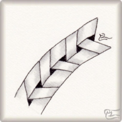 Muster SenSono S2S von Carmen Varela Trigo CZT, ein Muster geeignet für Zentangle® and Zentangle® inspired art, präsentiert in der Musterquelle