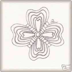 Muster Shamrukas von Barbara Buford-Langston, ein Muster geeignet für Zentangle® and Zentangle® inspired art, präsentiert in der Musterquelle