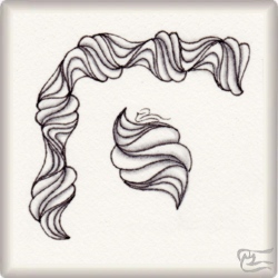 Muster Snapa von Karin Frank, ein Muster geeignet für Zentangle® and Zentangle® inspired art, präsentiert in der Musterquelle