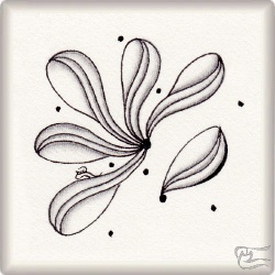 Muster Tspoon von Brenda K. Disantis, ein Muster geeignet für Zentangle® and Zentangle® inspired art, präsentiert in der Musterquelle