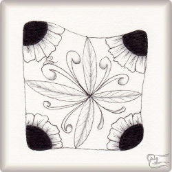 Muster Vida von María Concepción Pérez Vázquez CZT, ein Muster geeignet für Zentangle® and Zentangle® inspired art, präsentiert in der Musterquelle