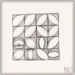 Muster Vitral von Mario Patterns CZT, ein Muster geeignet für Zentangle® and Zentangle® inspired art, präsentiert in der Musterquelle