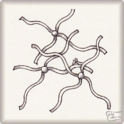 Muster Walkure von Maria Vennekens CZT, ein Muster geeignet für Zentangle® and Zentangle® inspired art, präsentiert in der Musterquelle