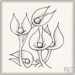 Muster Yoho von YuRu Chen, ein Muster geeignet für Zentangle® and Zentangle® inspired art, präsentiert in der Musterquelle