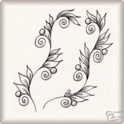 Muster Yolo von Angie Gittles CZT, ein Muster geeignet für Zentangle® and Zentangle® inspired art, präsentiert in der Musterquelle