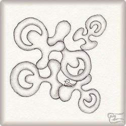 Muster Zindalo von Carmela Alvaro CZT, ein Muster geeignet für Zentangle® and Zentangle® inspired art, präsentiert in der Musterquelle