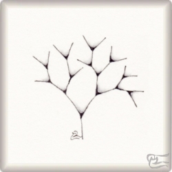Muster Zwille von Henrike Bratz CZT, ein Muster geeignet für Zentangle® and Zentangle® inspired art, präsentiert in der Musterquelle